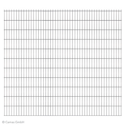 Standard vollverzinkte Doppelstabmatte 6/5/6