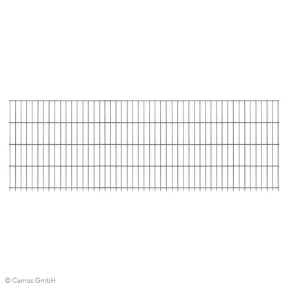 Robuste vollverzinkte Doppelstabmatte 8/6/8