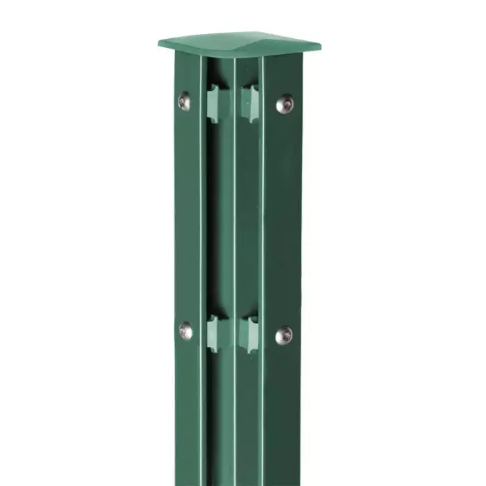 Eck-Zaunpfosten Typ VAP - mit Profil-Abdeckleiste - Variant ZP22QVAPEB