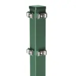 Eck-Zaunpfosten Typ VS - mit Edelstahl-Klemmelement - Variant ZP22QVSEB