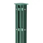 Eck-Zaunpfosten Typ VAP - mit Profil-Abdeckleiste - Variant ZP24QVAPEB