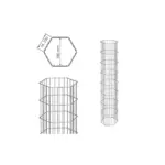 Gabionensäule ONYX - Hero image