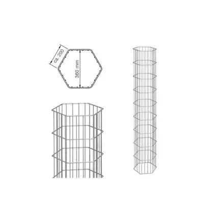 Gabionensäule ONYX - Hero image