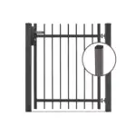 Metalltor BRIENZ - 1flg - Variant DVMTRSBZP11612DB703