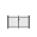 Metalltor ZERMATT 2-flg - Variant DVMTRSZEP22012DB703