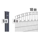 Schmuckzaun WIEN Zaunpaket - Variant DVVAPWI010014B7016