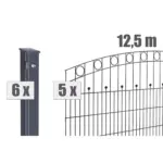 Schmuckzaun WIEN Zaunpaket - Variant DVVAPWI012010B7016