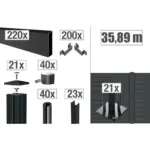 VIDUAL-pure-100-Zaunpakete - Product image