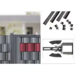 Befestigungsset-fuer-Metallzaun-TEXAS - Product image