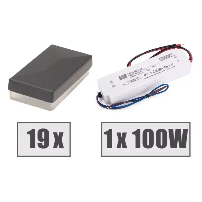 LED Zaunbeleuchtung und Trafo-Set - Hero image