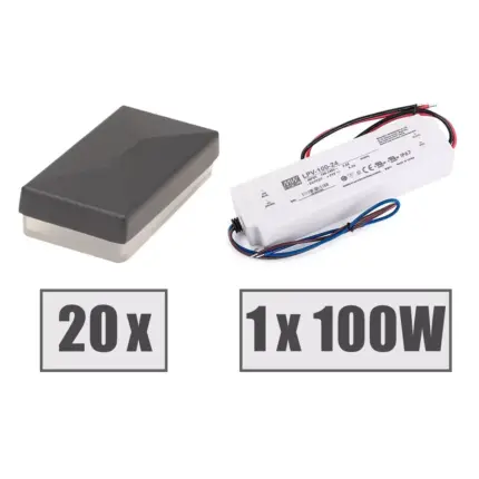 LED Zaunbeleuchtung und Trafo-Set - Hero image