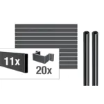 VIDUAL-line-100-Aluminium-Rechteckprofil-100x20-mm - Product image