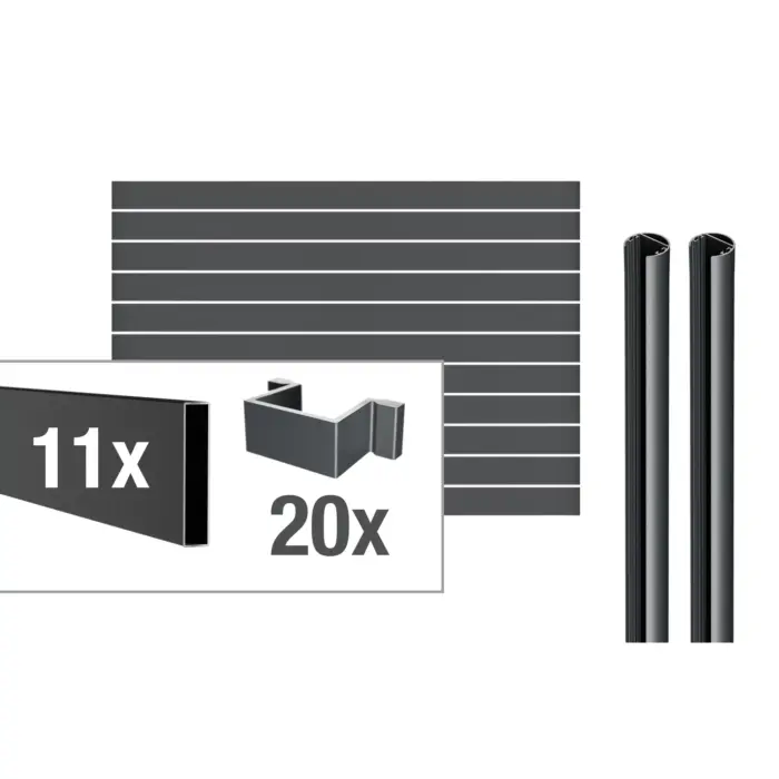 VIDUAL-line-100-Aluminium-Rechteckprofil-100x20-mm - Product image