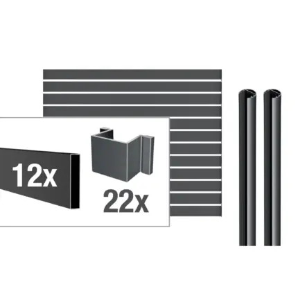 VIDUAL-line-100-Aluminium-Rechteckprofil-100x20-mm - Product image