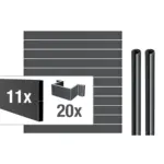 VIDUAL-line-150-Aluminium-Rechteckprofil-150x20-mm - Product image