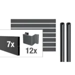 VIDUAL-line-150-Aluminium-Rechteckprofil-150x20-mm - Product image