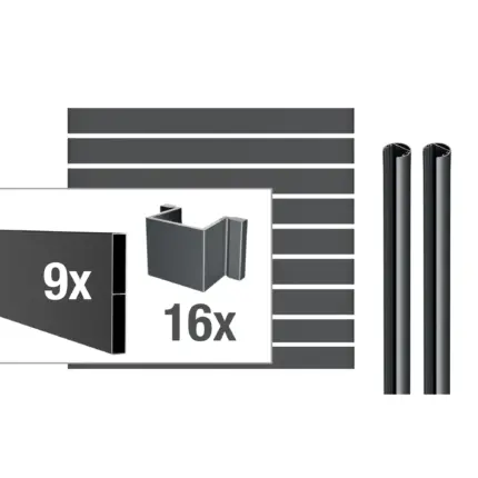 VIDUAL-line-150-Aluminium-Rechteckprofil-150x20-mm - Product image