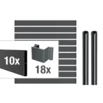 VIDUAL-line-150-Aluminium-Rechteckprofil-150x20-mm - Product image