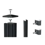 Alu-Mittelpfosten 90x90 mm inkl. Zubehör - Hero image