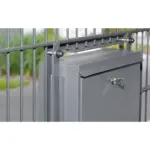 Zaunbriefkasten-KORSIKA-RAL-7016-Anthrazitgrau-Matt - Product image