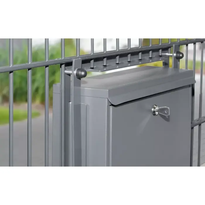 Zaunbriefkasten-KORSIKA-RAL-7016-Anthrazitgrau-Matt - Product image