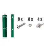 Zaunanschluss-Winkellochleisten-Set-passend-fuer-Pfosten-Typ-A - Product image